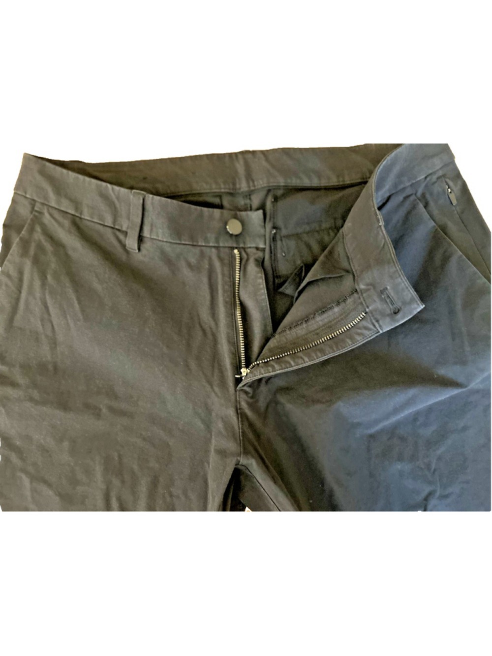 Lululemon Black ABC Slim-Fit Trouser 30L Stretch Cotton VersaTwill 34x30